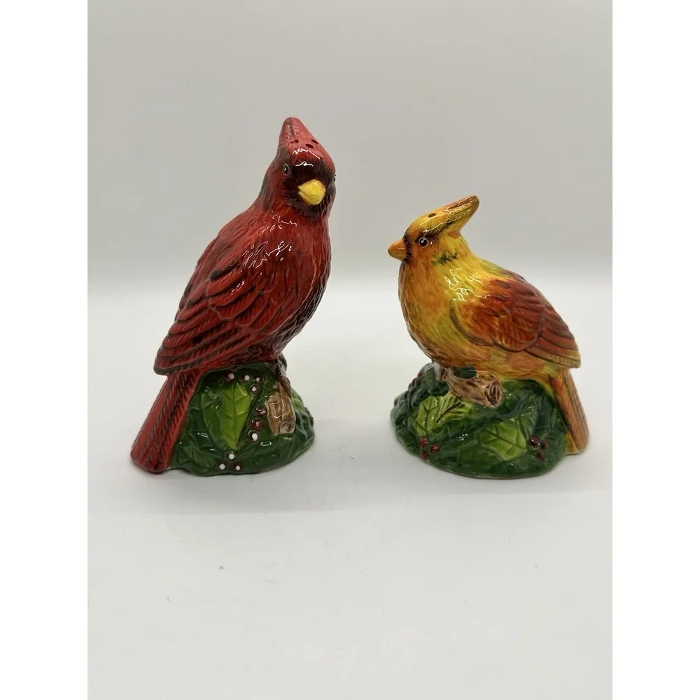Cardinal Salt And Pepper‎ Shakers By Noble Excellence